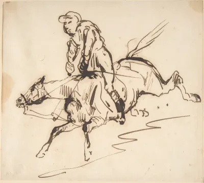 Jockey on a Horse
