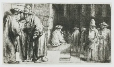 Joden in de synagoge
