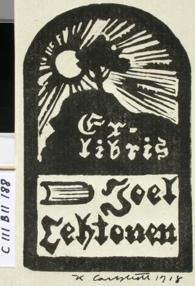 Joel Lehtosen exlibris