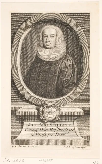 Johan August Seidlitz, Præst