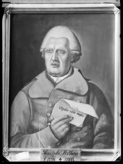 Johan Erik Hedberg: "Henrik Gabriel Porthan" n. vuodelta 1799