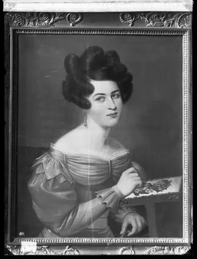 Johan Erik Lindh: "Eva Charlotta Aurora Karamzin", ajoitus n. 1840-1850