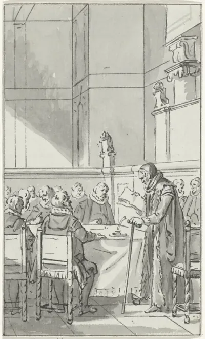 Johan van Oldenbarnevelt voor zijn rechters, februari 1619