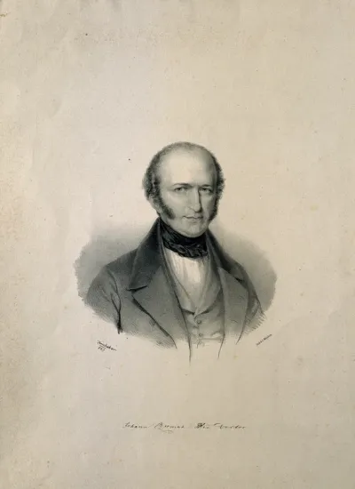 Johann Czermak. Lithograph by J. Kriehuber, 1843
