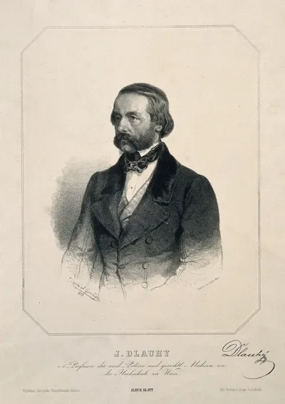 Johann Dlauhy. Lithograph by J. Glinski & Grottger, 1859