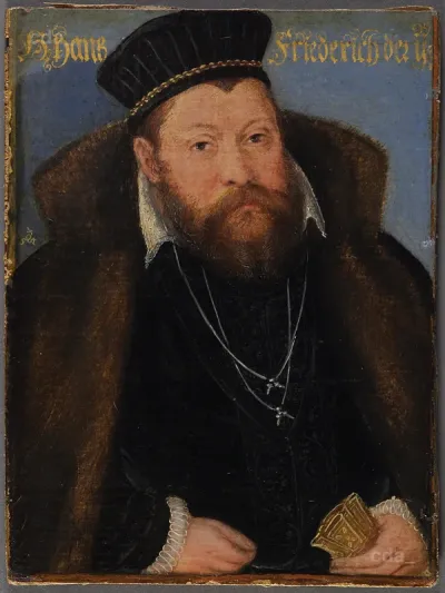 Johann Friedrich II., Duke of Saxony - Gotha, son of Johann Friedrich I., died 1595