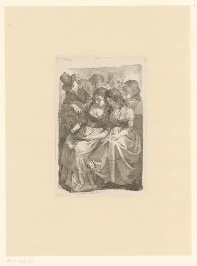 Johann Gottfried Schadow met zijn familie