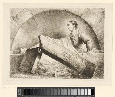 Johann Heinrich Rode richt zich op uit graf