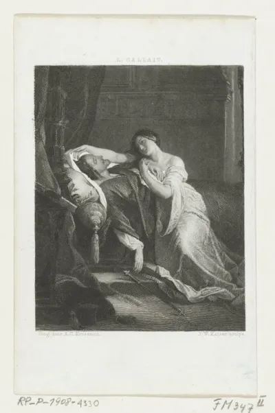 Johanna van Aragon bij het lijk van Filips de Schone, 1506