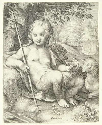 Johannes Døberen som barn