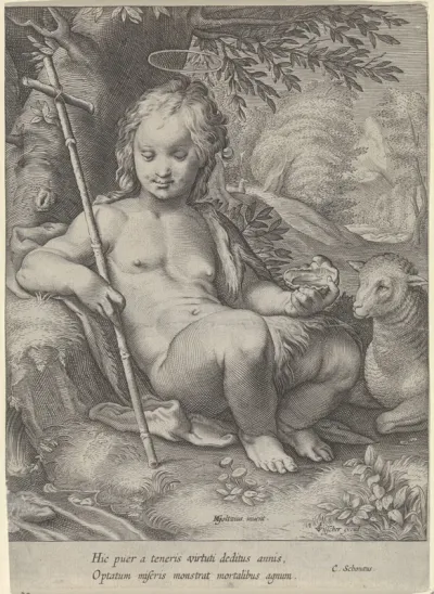 Johannes de Doper als kind