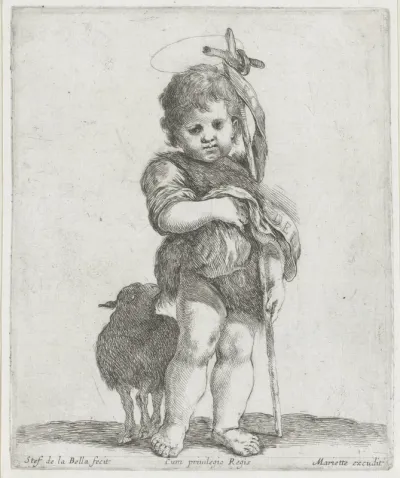 Johannes de Doper als kind