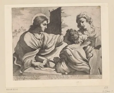 Johannes de Doper, Christus en Maria