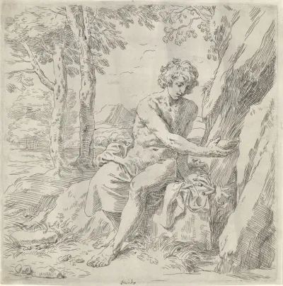 Johannes de Doper in de wildernis