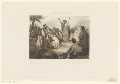 Johannes de Doper predikend