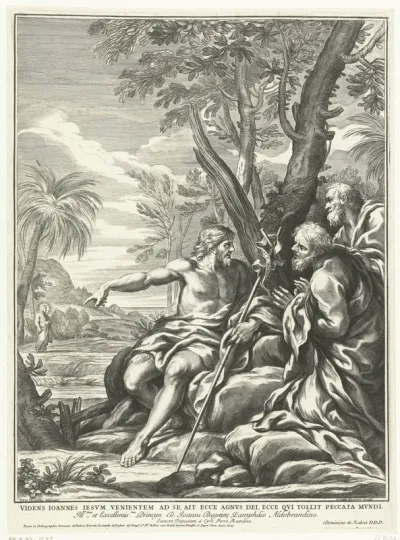 Johannes de Doper wijst zijn discipelen Christus aan