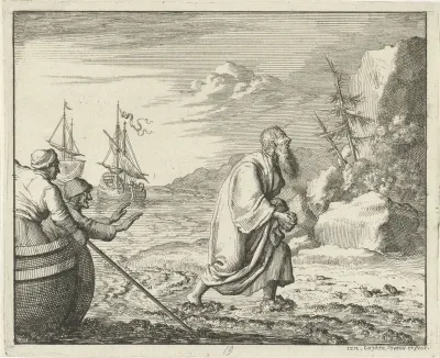 Johannes de Evangelist naar Patmos verbannen