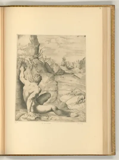 Johannes der Täufer in der Wüste