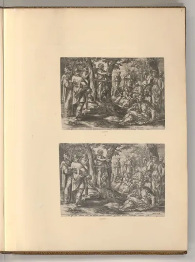 Johannes der Täufer predigt