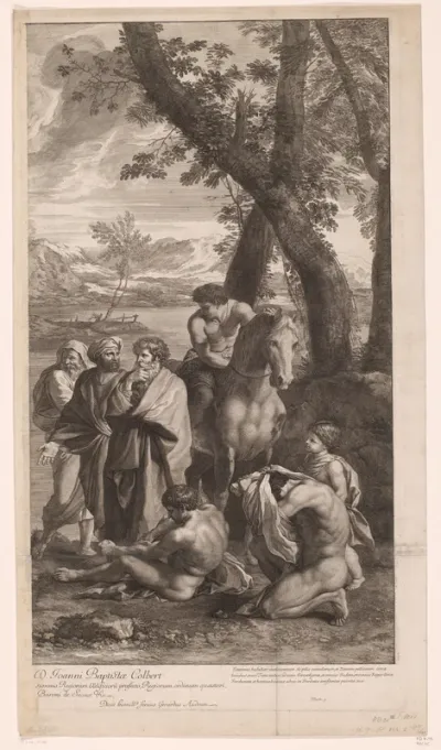 Johannes doopt de Farizeeërs (rechterdeel)