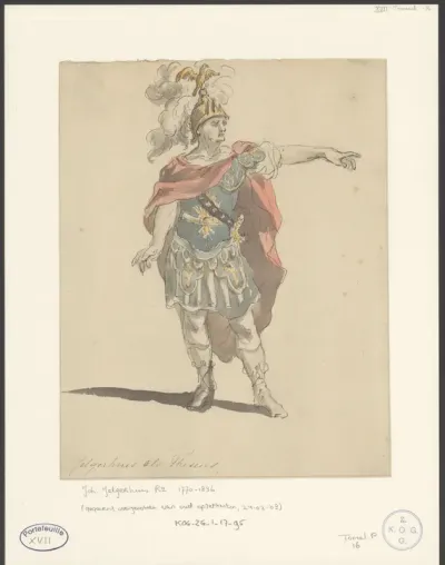 Johannes Jelgerhuis als Theseus