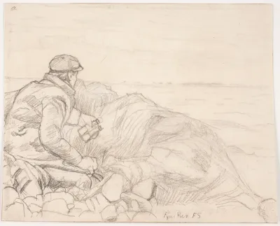 Johannes Larsen gør studier
