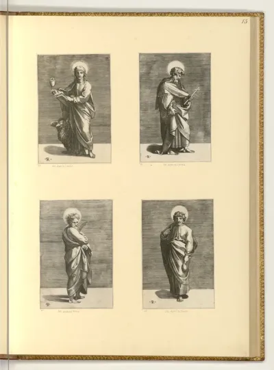 Johannes, Philippus, Bartholomäus, Matthäus