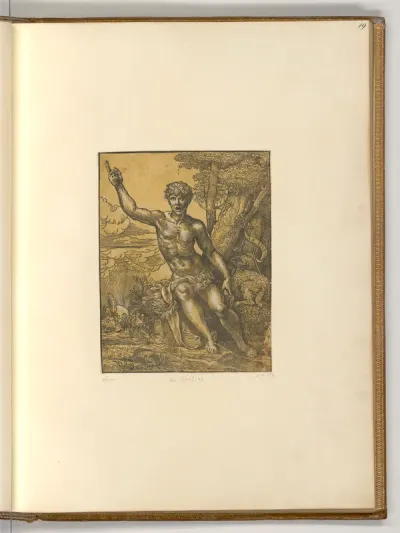 Johannes predigt in der Wüste
