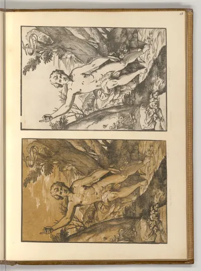 Johannes predigt in der Wüste
