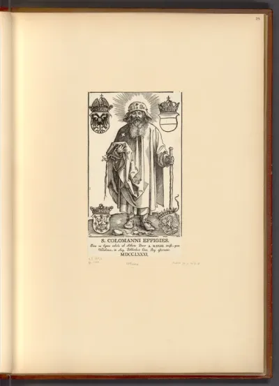 Johannes Stabius als heiliger Koloman