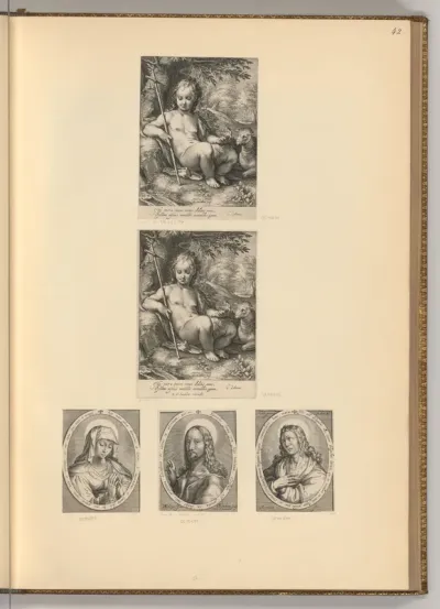 Johannesknabe; Maria; Christus; Apostel Johannes