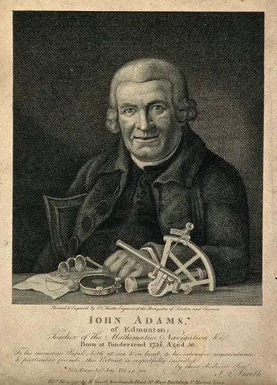 John Adams. Engraving by J.T. Smith, 1795