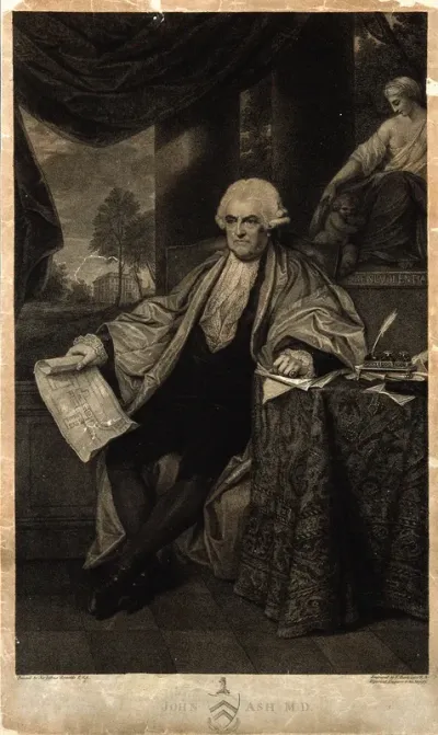 John Ash. Stipple engraving by F. Bartolozzi, 1791, after Sir J. Reynolds