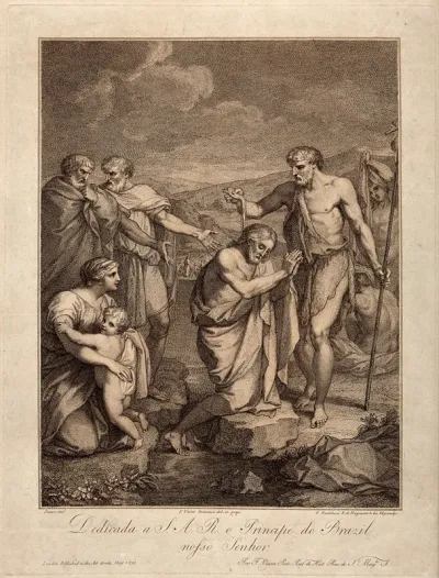 John baptises Christ