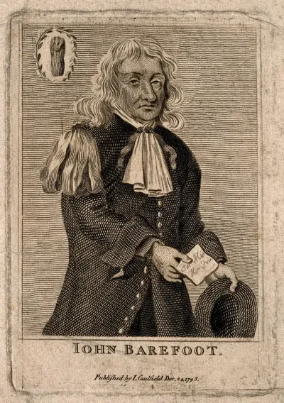 John Barefoot. Line engraving, 1793