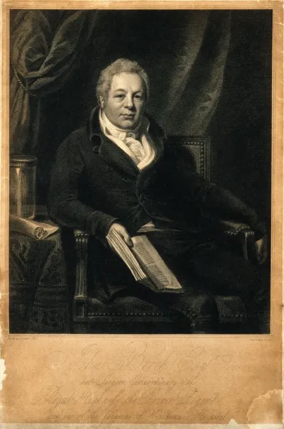 John Birch. Line engraving by C. Lewis after T. Phillips