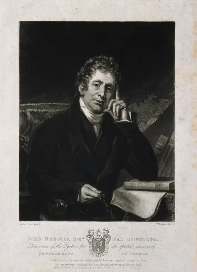 John Broster. Mezzotint by T. Hodgetts after J. Syme