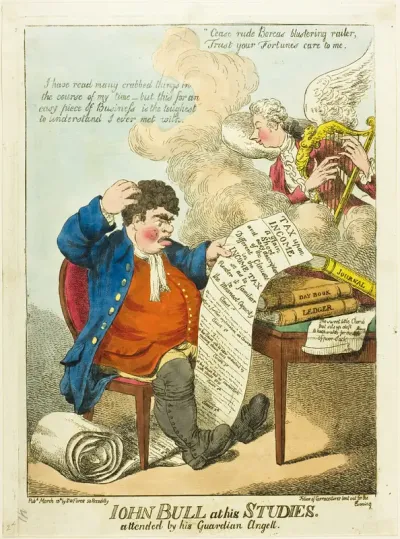 John Bull at His Studies