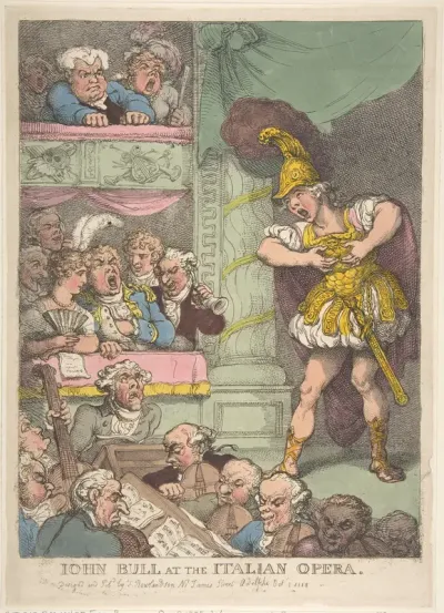 John Bull at the Italian Opera