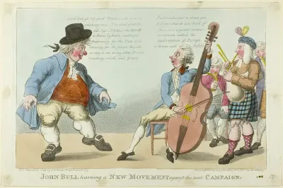 John Bull Learning a New Movement