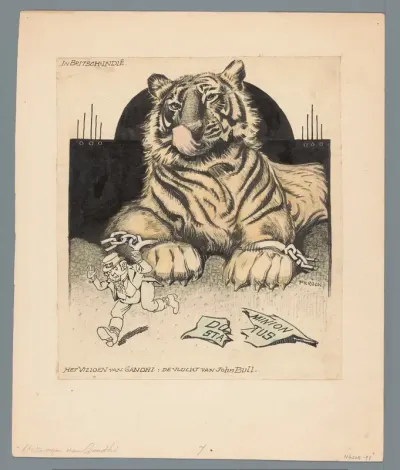 John Bull vlucht voor de Indiaase tijger