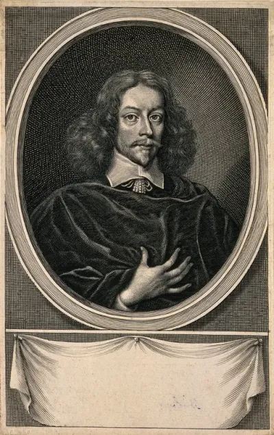 John Bulwer. Line engraving by W. Faithorne, 1653