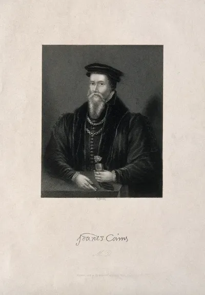 John Caius. Engraving by W. H. Egleton
