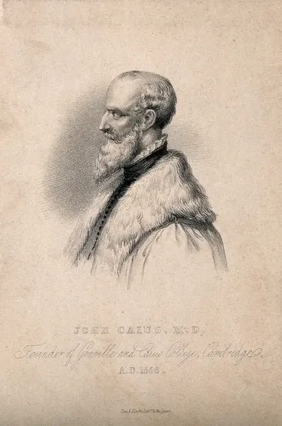 John Caius. Lithograph by Day & Haghe