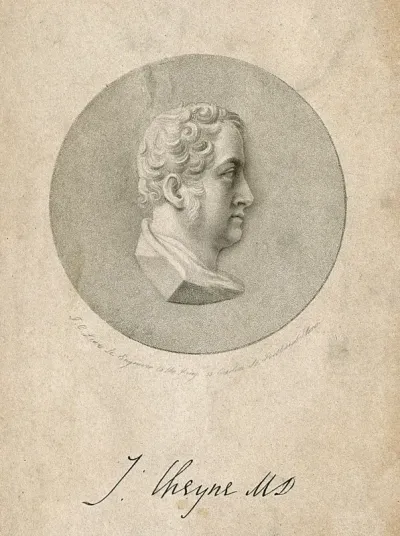 John Cheyne. Stipple engraving by F. C. Lewis