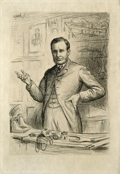 John Chiene. Etching by W. Hole, 1884