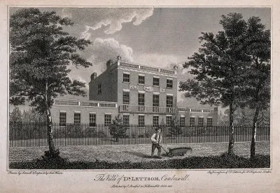 John Coakley Lettsom's house, Grove Hill, Camberwell, Surrey: view from the road