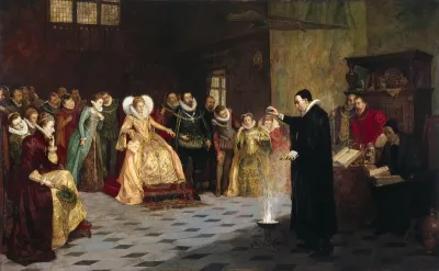 John Dee Performing an Experiment before Queen Elizabeth I