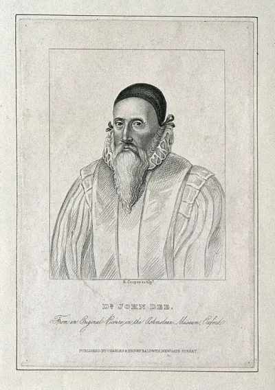 John Dee. Stipple engraving by R. Cooper