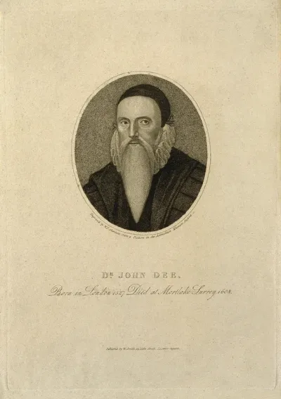 John Dee. Stipple engraving by W. P. Sherlock